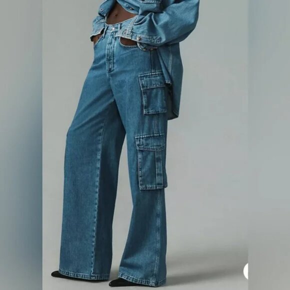 Favorite Daughter Denim - Favorite Daughter The Carly Cargo Jean in Highway Sz: 30